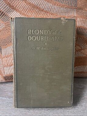 Blonde of the Double Star Hardcover Book - Olive Green 1931